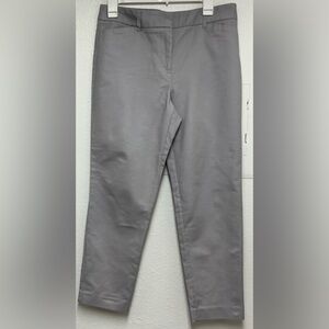 Liz Claiborne Career Emma Classic Gray Cropped Pants Ankle Length Sz 4